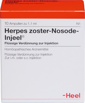 HERPES ZOSTER Nosode Injeel Ampullen 10 St Ampullen
