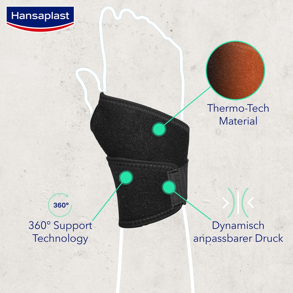 Hansaplast PROTECTIVE HANDGELENK-BANDAGE 1 St Bandage Hansaplast PROTECTIVE HANDGELENK-BANDAGE 1 St Bandage
