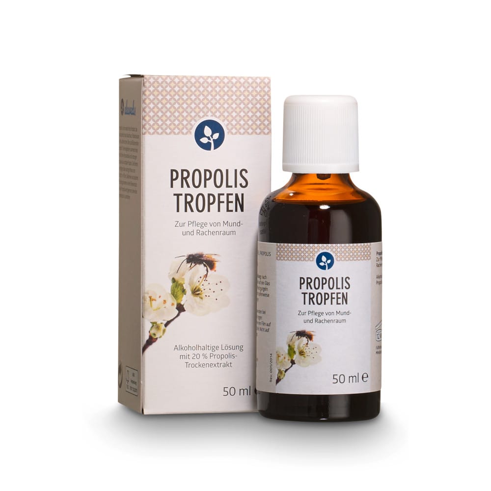 PROPOLIS TROPFEN zur Pflege von Mund- und Rachenraum 50 ml Tinktur