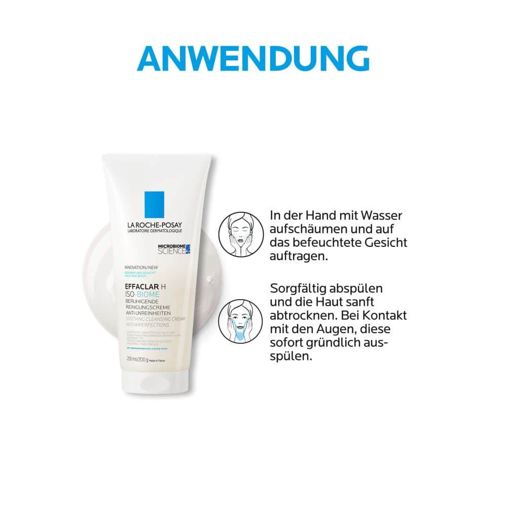 LA ROCHE-POSAY EFFACLAR H ISO-BIOME REINIGUNGSCREME 200 ml Creme