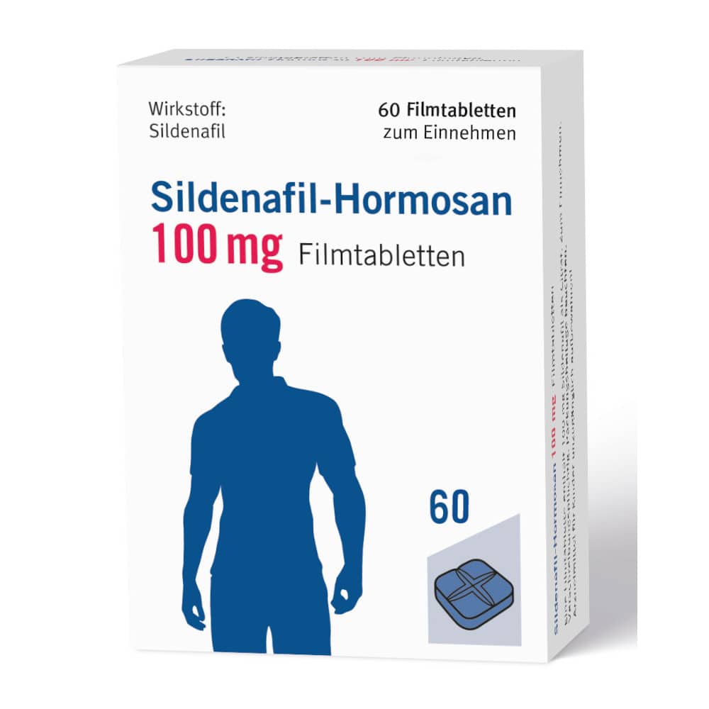 Sildenafil-Hormosan 100 mg 60 St Filmtabletten