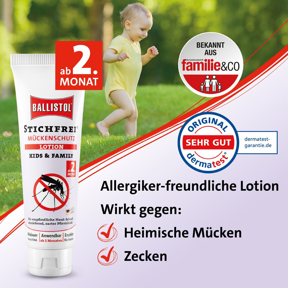 Ballistol STICHFREI MÜCKENSCHUTZ KIDS Lotion 125 ml Creme