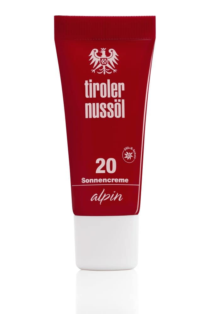 tiroler nussöl alpin Sonnencreme LSF 20 20 ml Creme