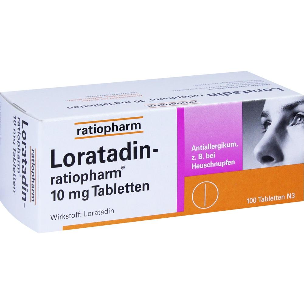 Loratadin ratiopharm 10mg  100 St Tabletten