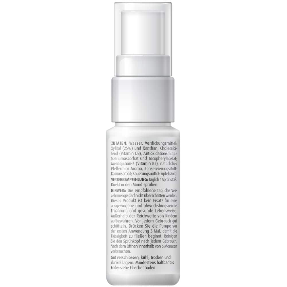 Zein Pharma VITAMIN D3+K2 Spray Pfefferminz-Geschmack 1.000 I.E. 15µg 25 ml Spray