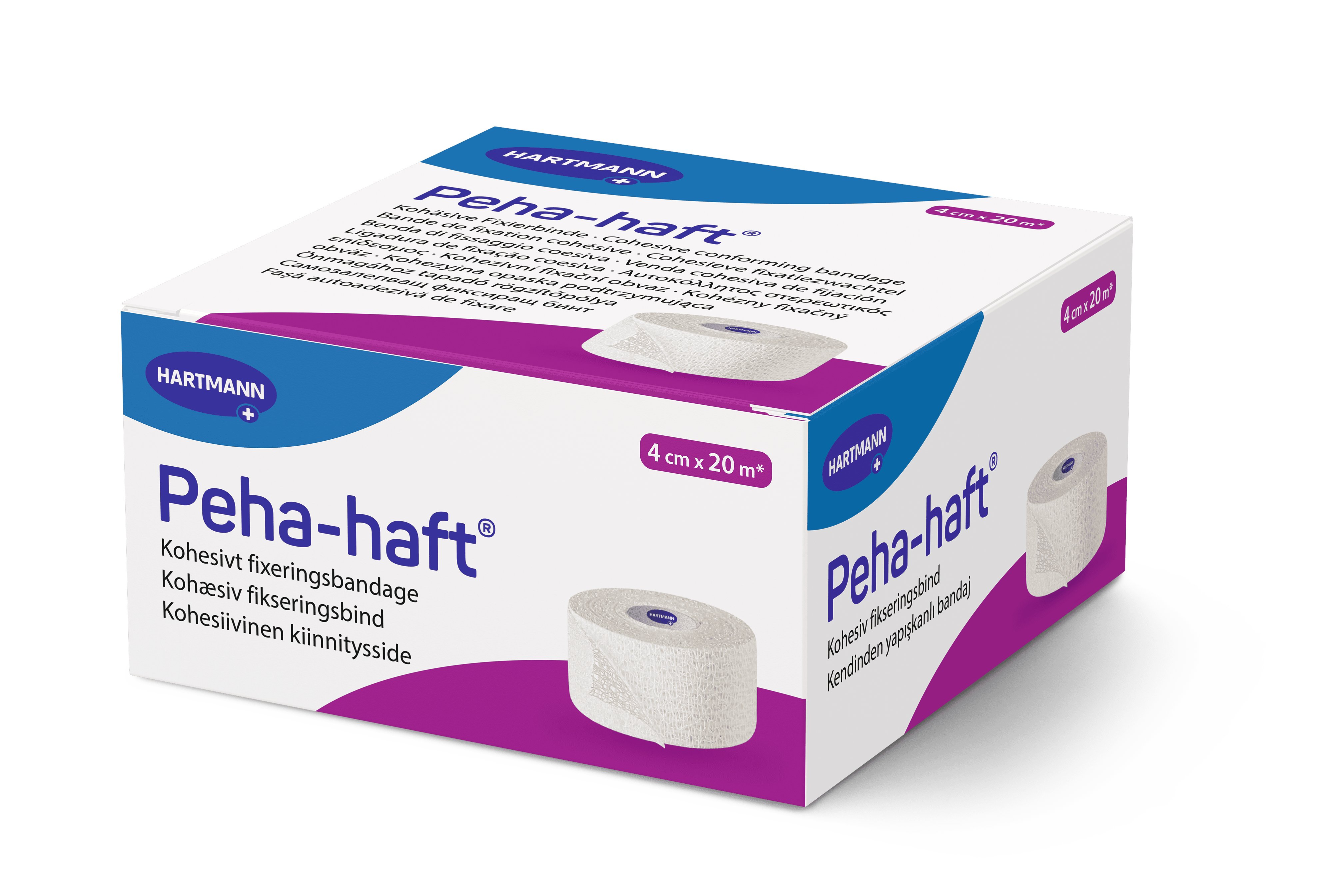 PEHA-HAFT Fixierbinde latexfrei 4 cmx20 m 1 St Binden
