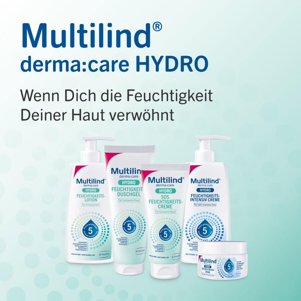 Multilind derma:care HYDRO FEUCHTIGKEITSDUSCHGEL 250 ml Duschgel Multilind derma:care HYDRO FEUCHTIGKEITSDUSCHGEL 250 ml Duschgel