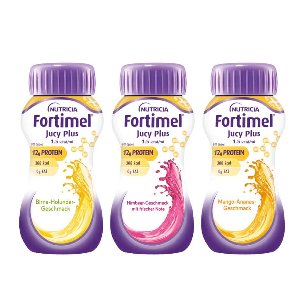 Fortimel Jucy Plus Mischkarton 32X200 ml Flüssigkeit | 32X200 ml Flüssigkeit | 29.68 EUR / 1000 Milliliter | 04016922002578