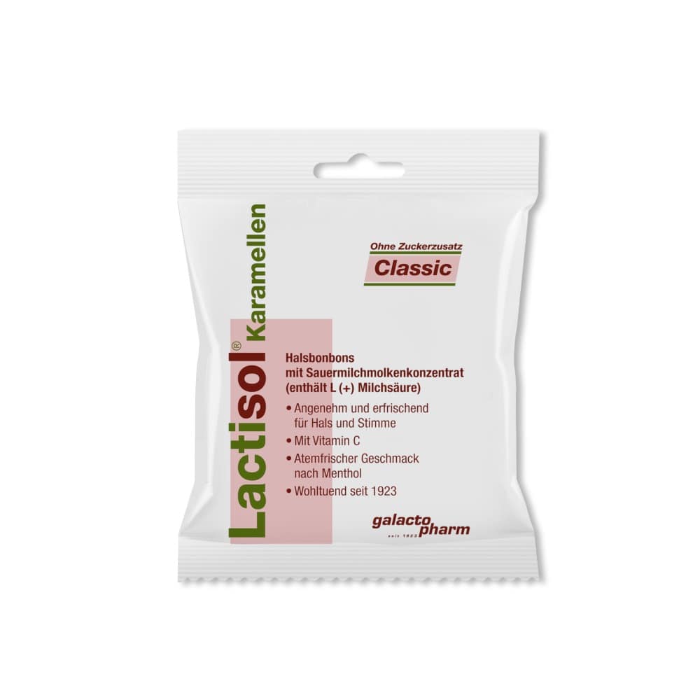 Lactisol Karamellen Classic Ohne Zucker 50 g Bonbons