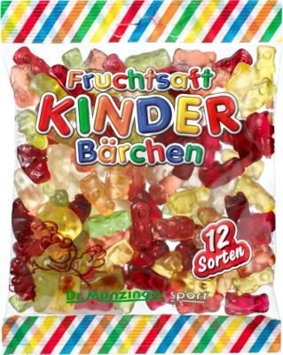 Doktor Munzinger Fruchtsaft KINDER Bärchen mit Vitamin C 125 g