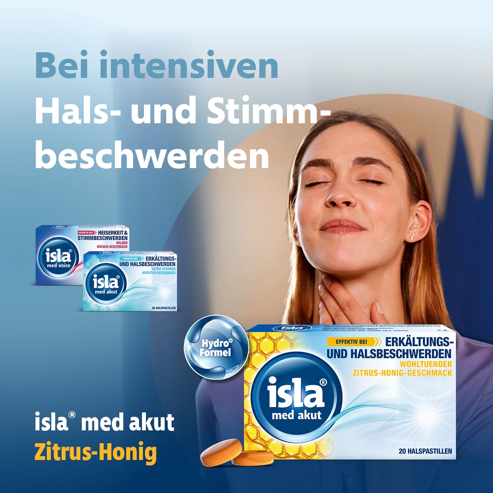 isla med akut Zitrus-Honig 20 St Pastillen