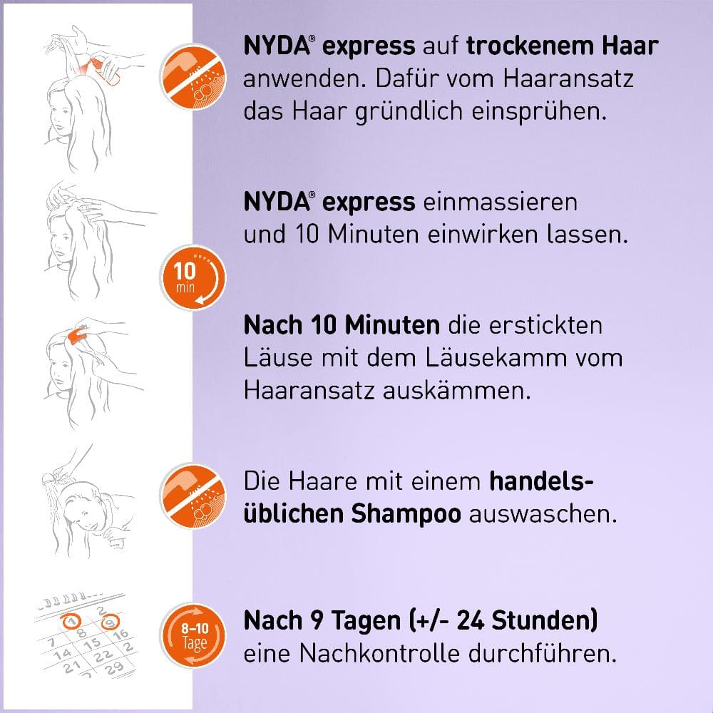 NYDA express gegen Läuse & Nissen 50ml  50 ml Pumplösung