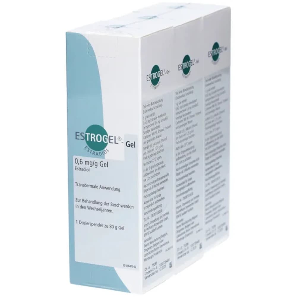 ESTROGEL GEL 0,6 mg/g  3X80 g Gel