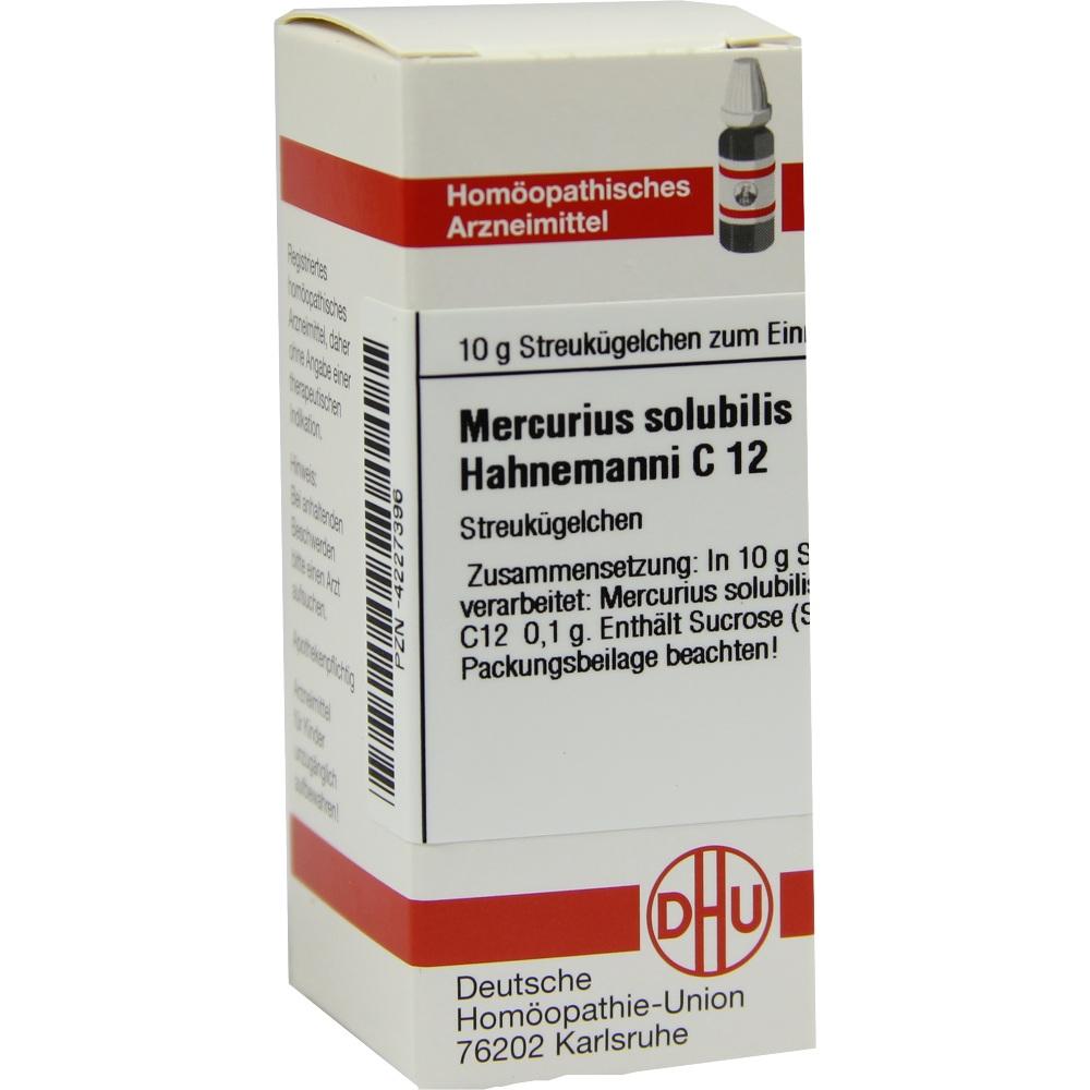 MERCURIUS SOLUBILIS Hahnemanni C 12 Globuli 10 g Globuli