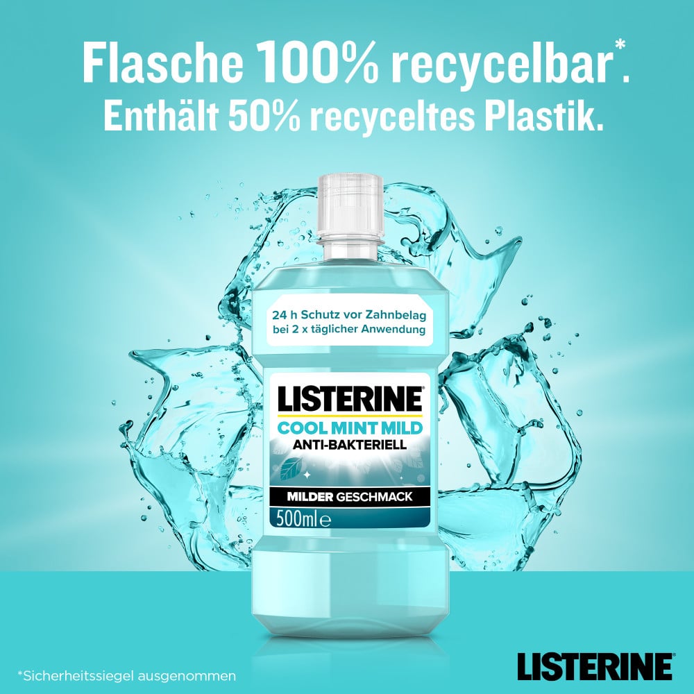 LISTERINE Cool Mint Mild  500 ml Lösung