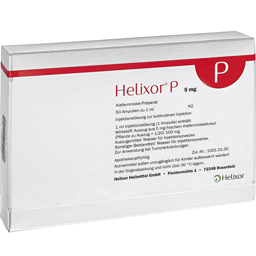 HELIXOR P Ampullen 5 mg 50 St Ampullen