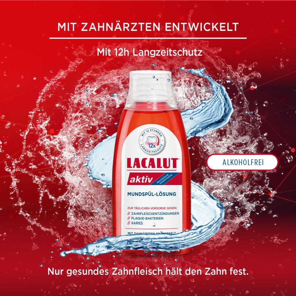 LACALUT aktiv Mundspül-Lösung 300 ml Lösung