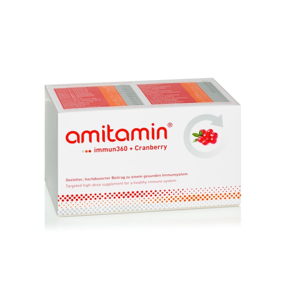 AMITAMIN immun360+Cranberry Kapseln 120 St Kapseln