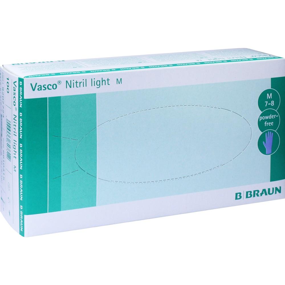 VASCO Nitril light Untersuchungshandschuhe Größe M 100 St Handschuhe