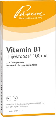VITAMIN B1 Injektopas 100 mg Injektionslösung 100X2 ml Injektionslösung