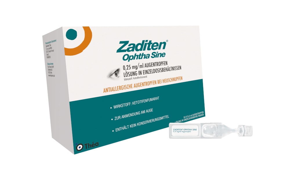Zaditen Ophtha Sine Augentropfen 50 St Einzeldosispipetten