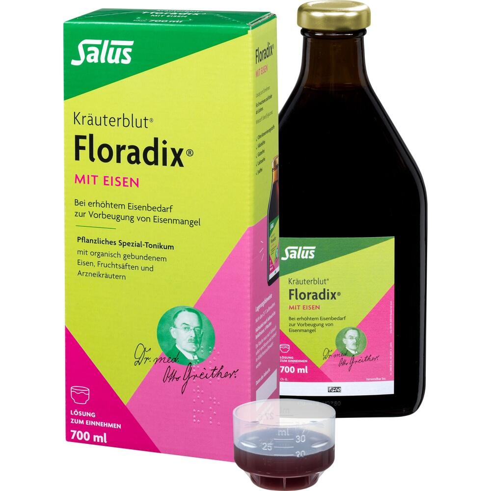 Salus Kräuterblut Floradix MIT EISEN 700 ml Lösung zum Einnehmen