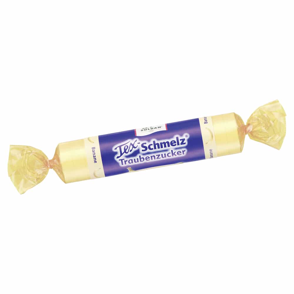 SOLDAN Tex Schmelz Traubenzucker Banane 33 g