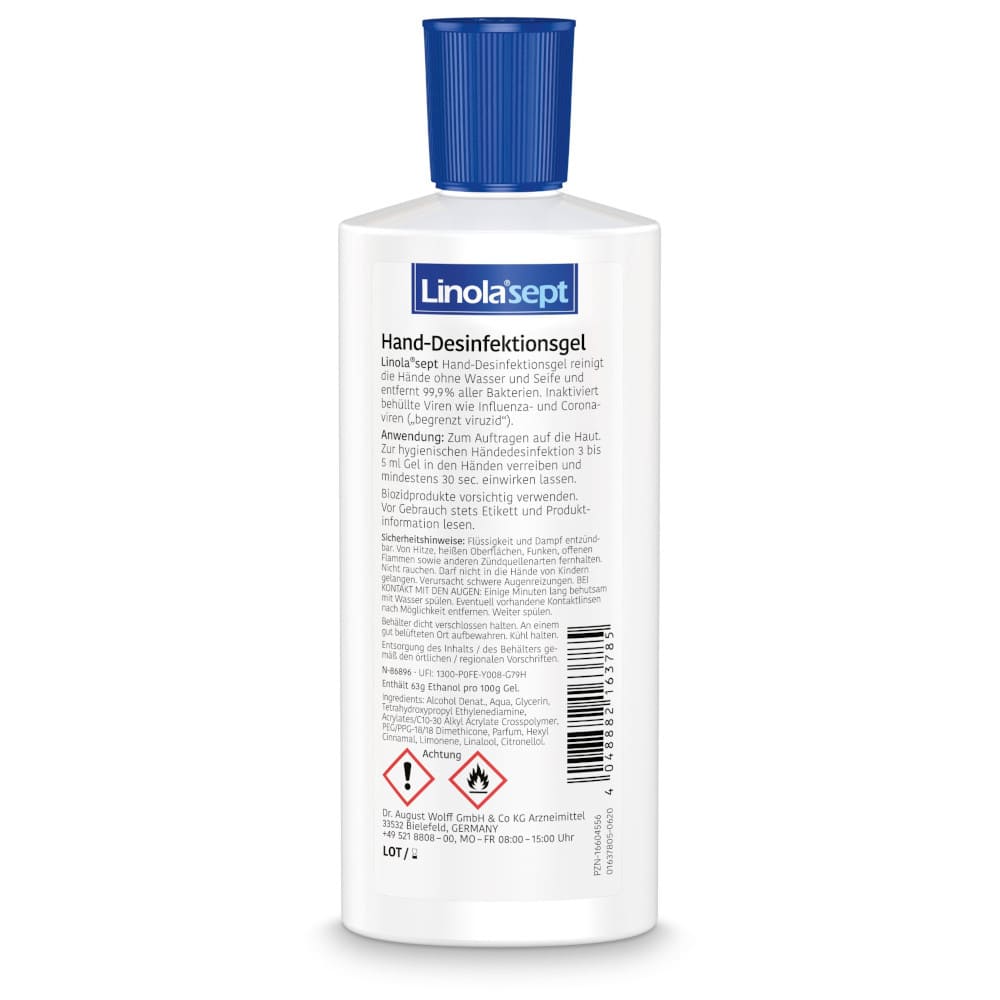 Linola sept Hand-Desinfektionsgel 300 ml Gel