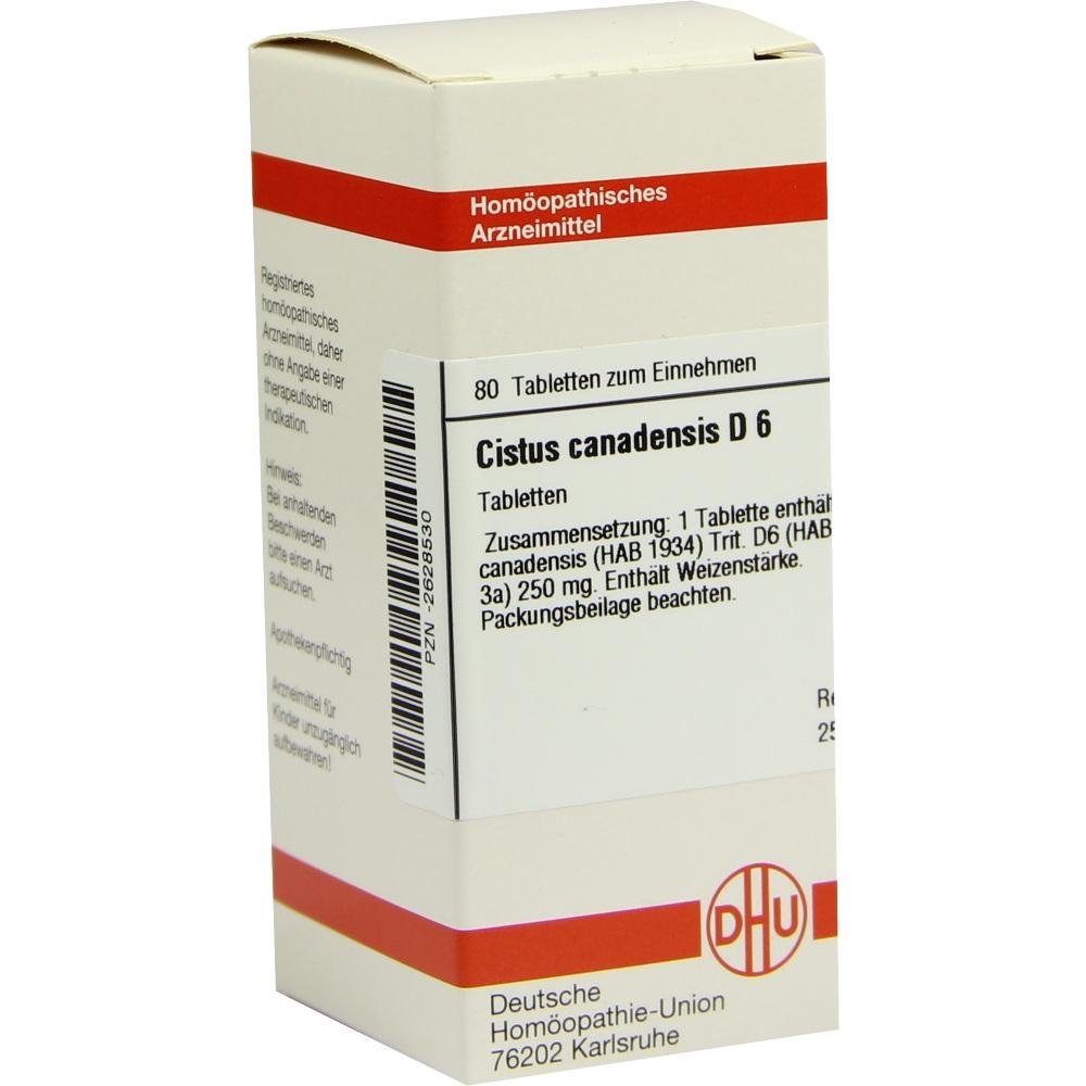 CISTUS CANADENSIS D 6 Tabletten 80 St Tabletten