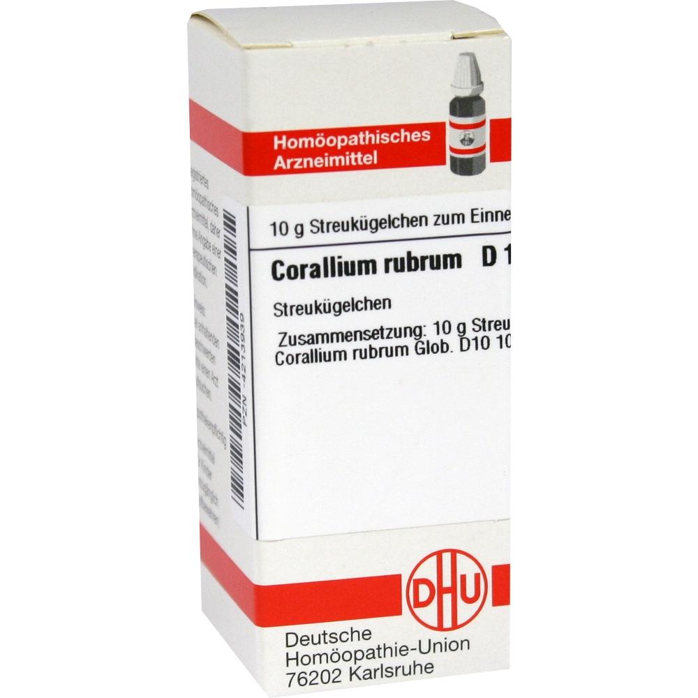 CORALLIUM RUBRUM D 10 Globuli 10 g Globuli