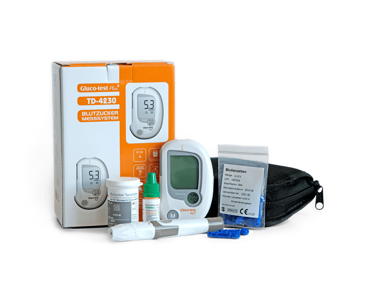 GLUCO TEST Plus 10 Set mmol/l 1 St