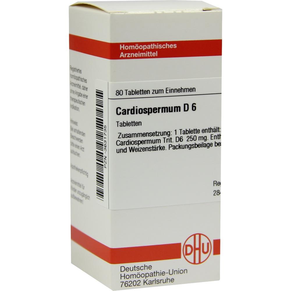 CARDIOSPERMUM D 6 Tabletten 80 St Tabletten