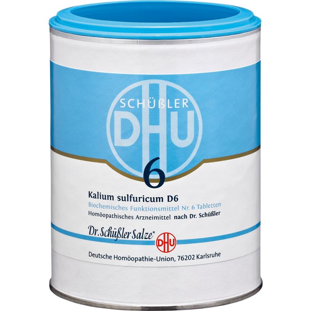 DHU Schüssler-Salz Nr. 6 Kalium sulfuricum D 6 1000 St Tabletten