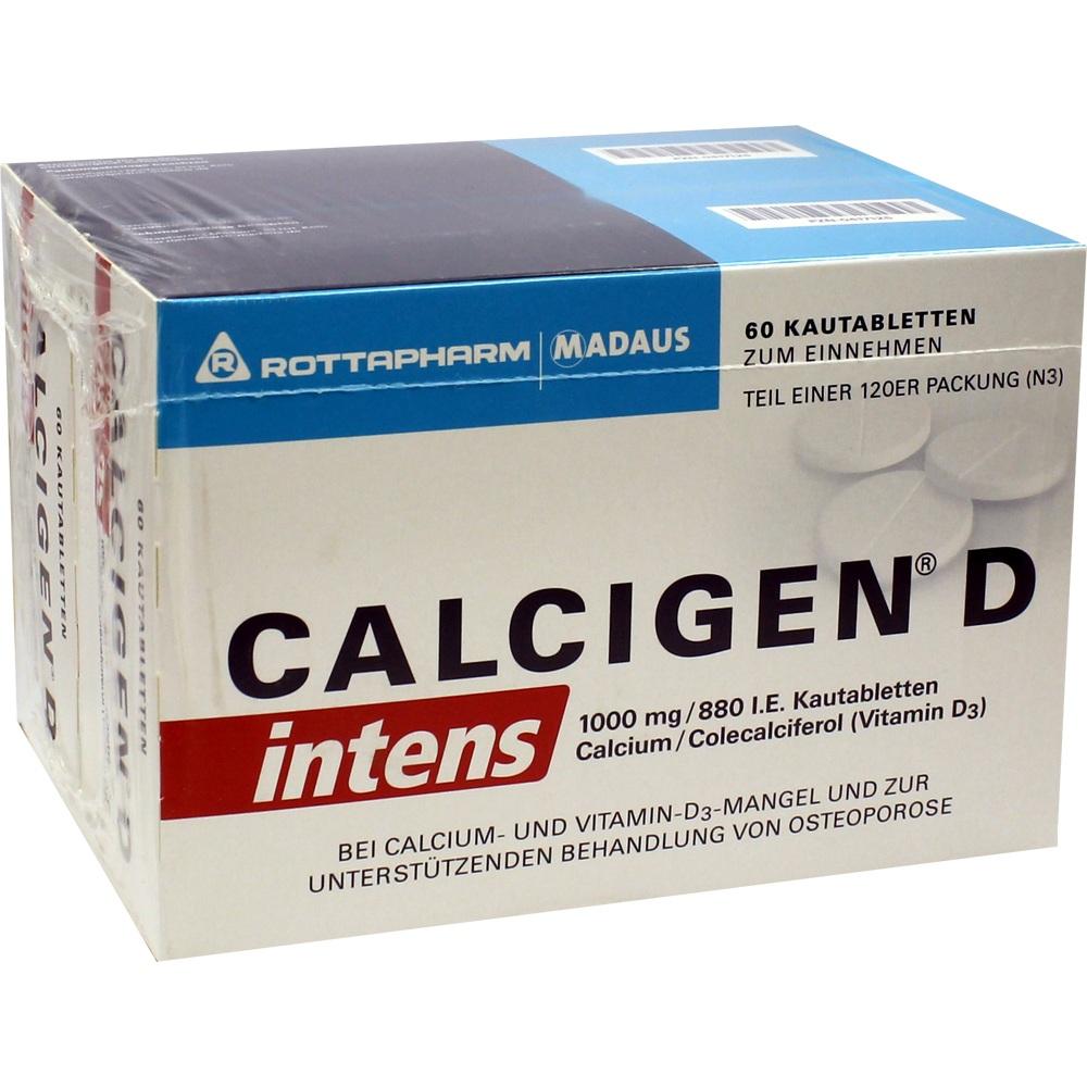 CALCIGEN D intens 1000mg/880 I.E. 120 St Kautabletten