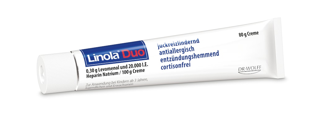 Linola Duo - Cortisonfreie Creme gegen Juckreiz 80 g Creme