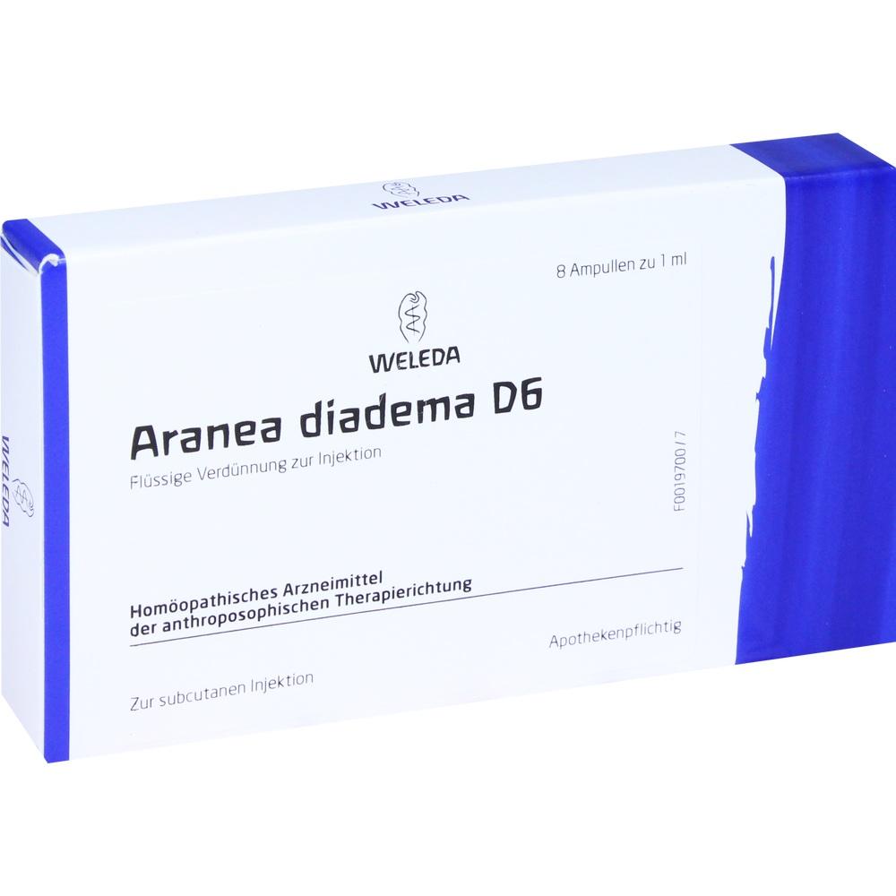 WELEDA ARANEA DIADEMA D 6 Ampullen 8X1 ml Ampullen