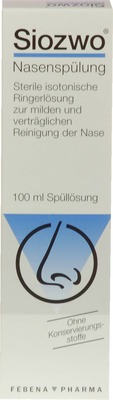 SIOZWO Nasenspülung Konservierungsstofffrei 100 ml Spüllösung