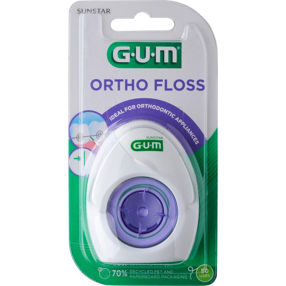 GUM® ORTHO FLOSS Zahnseide 1 St