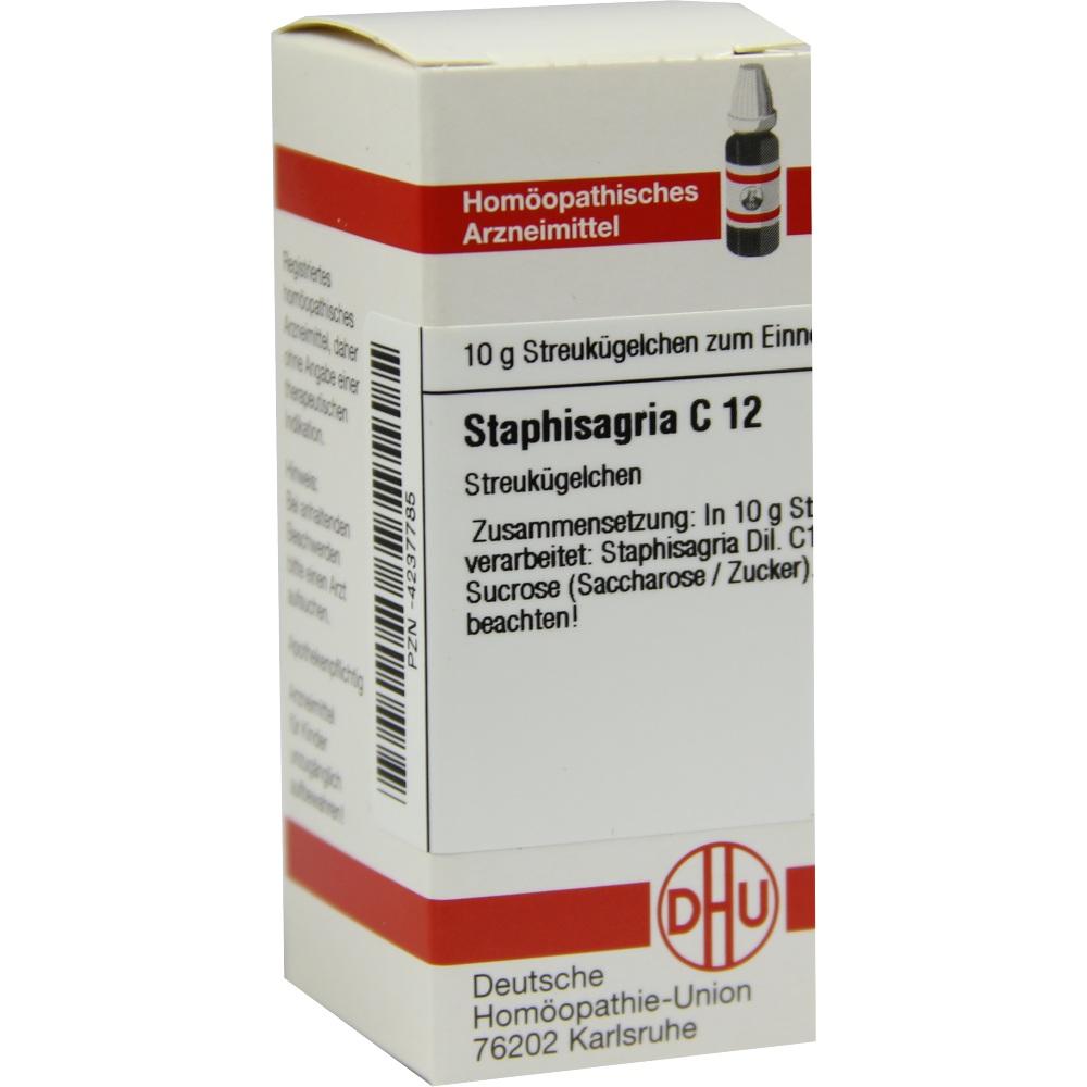 STAPHISAGRIA C 12 Globuli 10 g Globuli