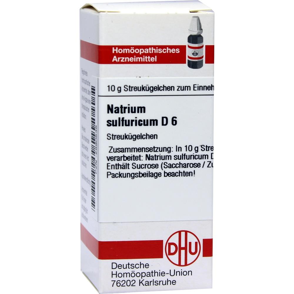NATRIUM SULFURICUM D 6 Globuli 10 g Globuli