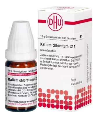 KALIUM CHLORATUM C 12 Globuli 10 g Globuli