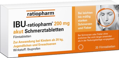 IBU-ratiopharm 200 akut  20 St Filmtabletten