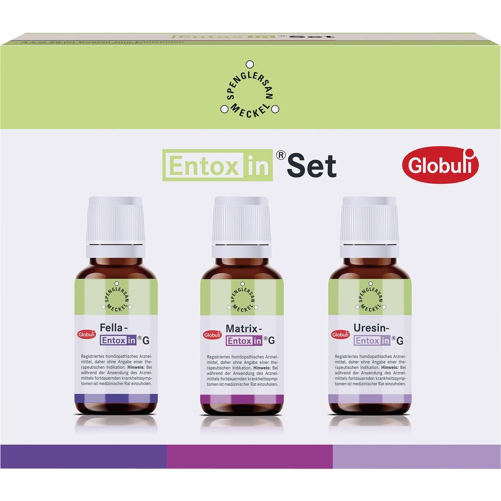 ENTOXIN Set G Globuli 3X10 g Globuli