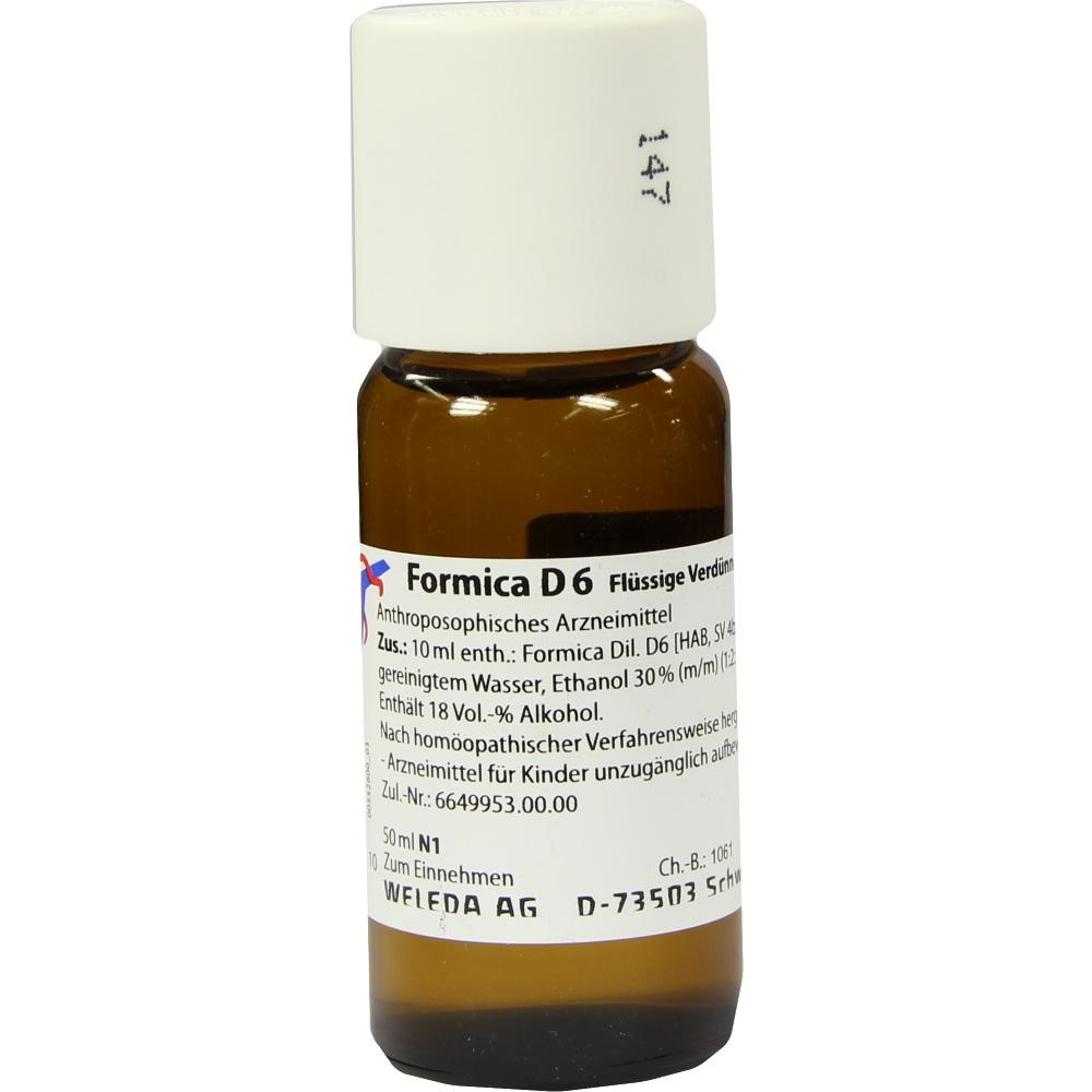 WELEDA FORMICA D 6 Dilution 50 ml Dilution