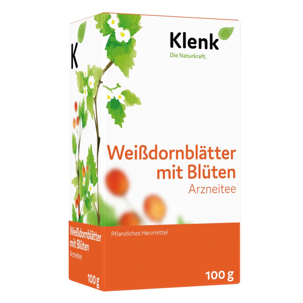 Weißdornblätter mit Blüten Tee 100 g Tee