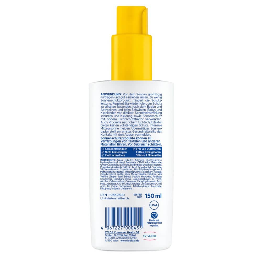 Ladival Allergische Haut Sonnenschutz-Spray 150 ml Spray