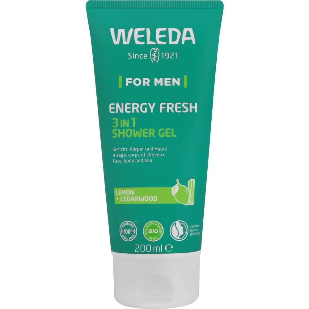 Weleda For Men Energy Fresh 3in1 Shower Gel 200 ml Duschgel