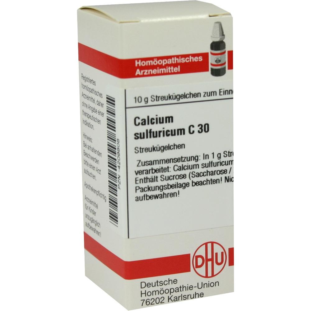 CALCIUM SULFURICUM C 30 Globuli 10 g Globuli
