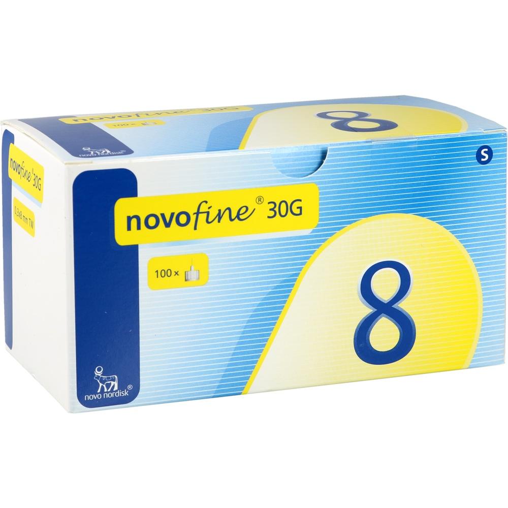 NOVOFINE 8 Kanülen 0,30x8 mm 30 G thinwall 100 St Kanüle