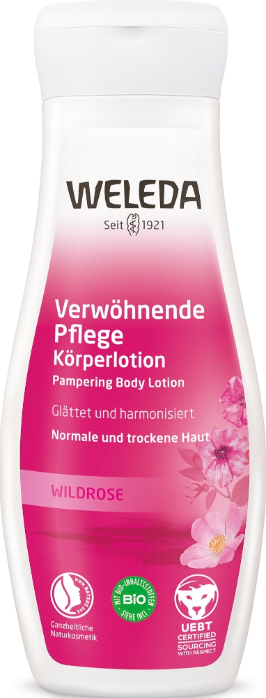 Weleda Verwöhnende Pflege Körperlotion Wildrose 200 ml Lotion